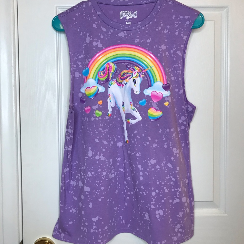 Lisa Frank Cut Off Tee